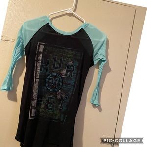 Hurley 3/4 quarter sleeve shirt